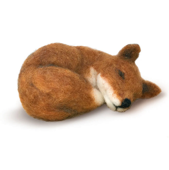 Sleepy Fox Needle Felting Craft Kit