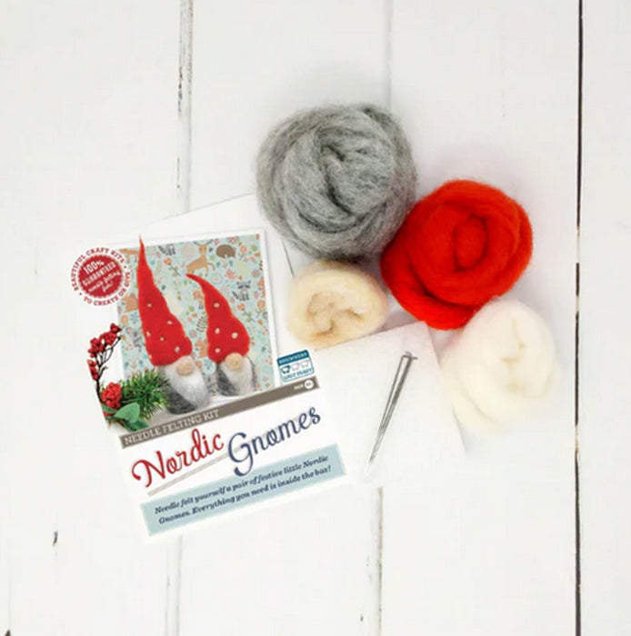 Nordic Gnomes Needle Felting Craft Kit