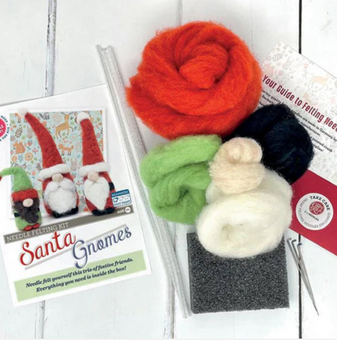 Santa Gnomes Needle Felting Craft Kit