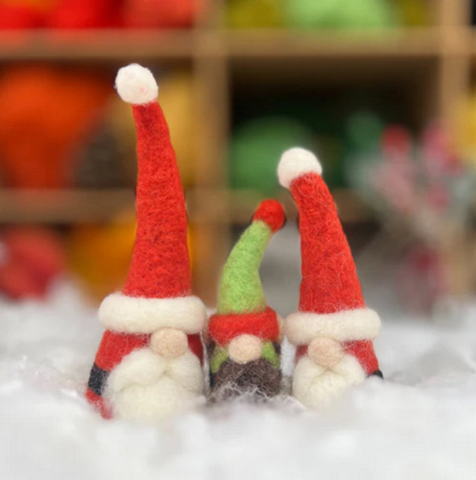 Santa Gnomes Needle Felting Craft Kit