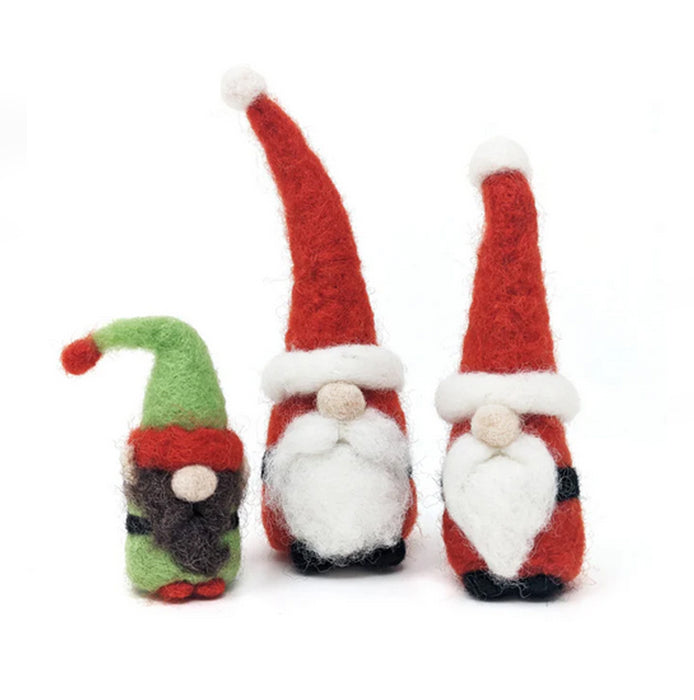 Santa Gnomes Needle Felting Craft Kit