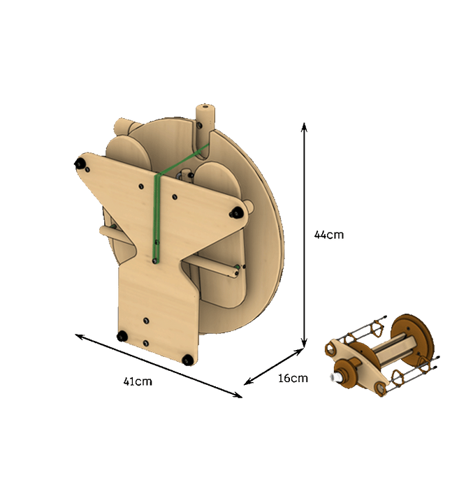 Rouet Lojan Buddy de voyage – sac à dos inclus