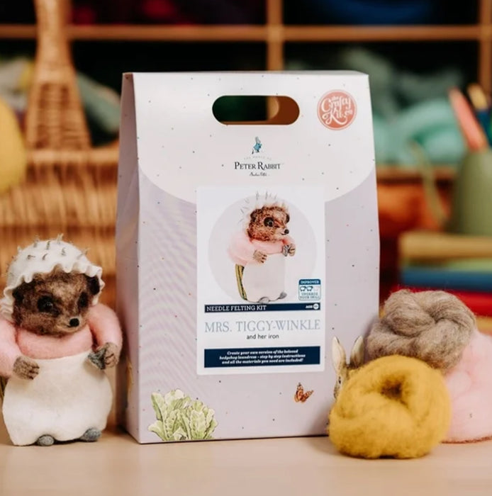 Mrs. Tiggy-Winkle and her Iron Needle Felting Kit