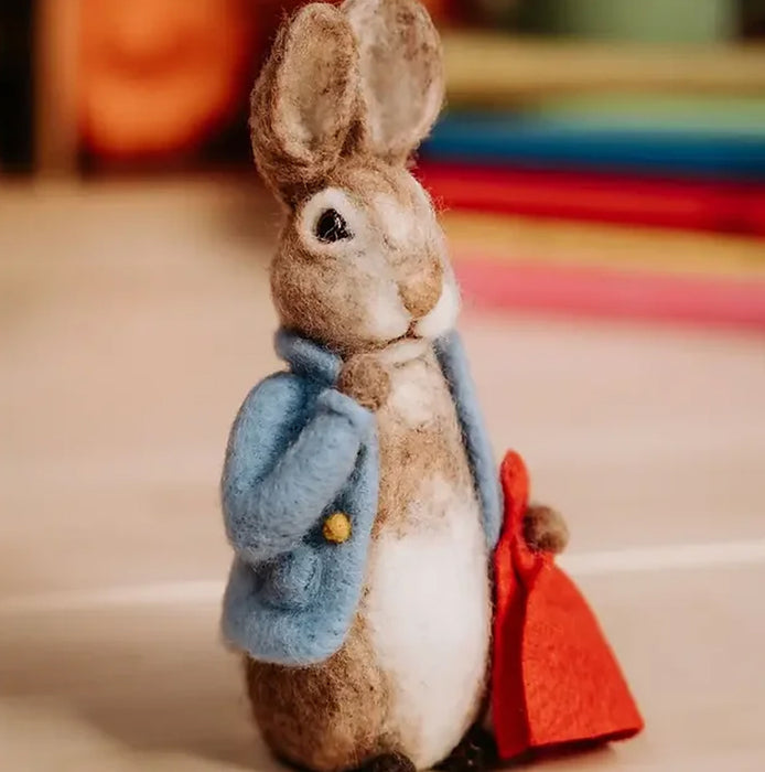 Peter Rabbit & His Pocket Handkerchief Needle Felting Kit