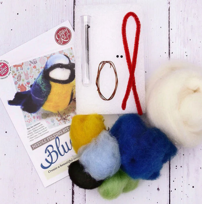 British Birds Blue Tit Needle Felting Craft Kit