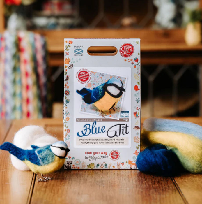 British Birds Blue Tit Needle Felting Craft Kit