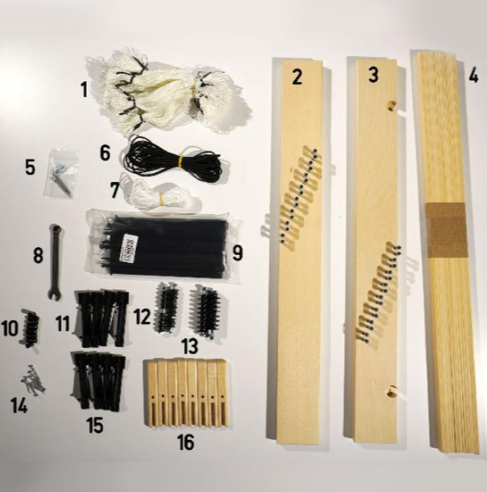 Kit de conversion de 8 à 16 cadres - métier à tisser Jane - Louët