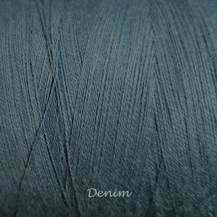 Bobine de fil de coton 8/2 Maurice Brassard Denim – fil fin pour tissage à peigne envergeur, à cadres et inkle looms