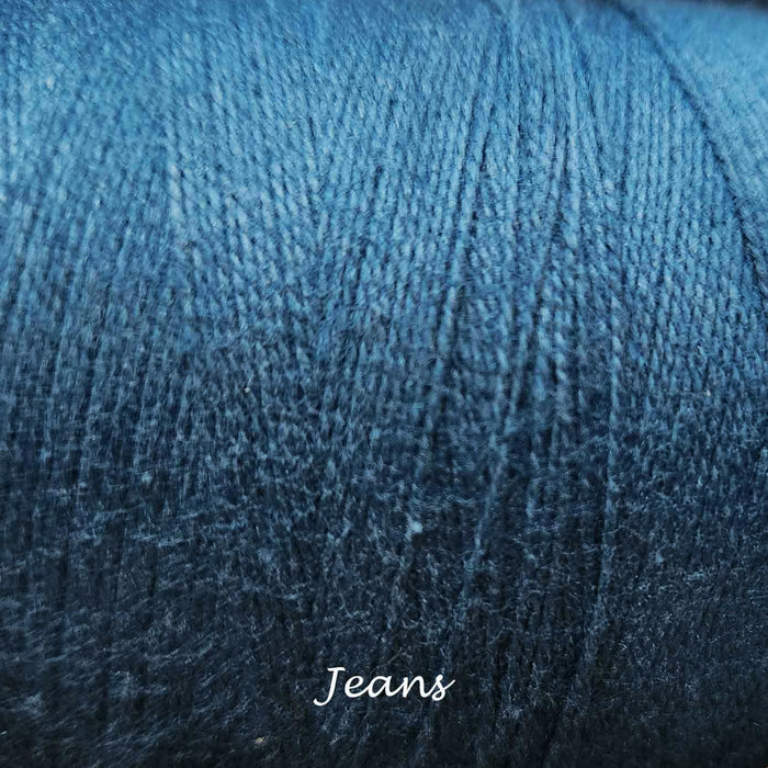 Bobine de fil de coton 8/2 Maurice Brassard jeans – fil fin pour tissage à peigne envergeur ou à cadres