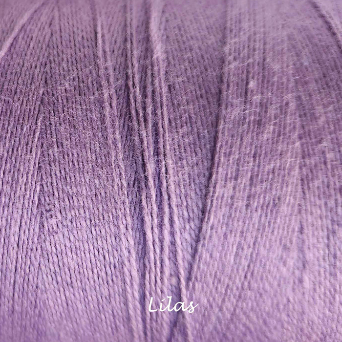 Bobine de fil de coton 8/2 Maurice Brassard lilas – fil fin pour tissage à peigne envergeur ou à cadres