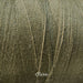 Bobine de fil de coton 8/2 Maurice Brassard olive – fil fin pour tissage à peigne envergeur ou à cadres