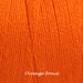Bobine de fil de coton 8/2 Maurice Brassard orange foncé – fil fin pour tissage à peigne envergeur ou à cadres