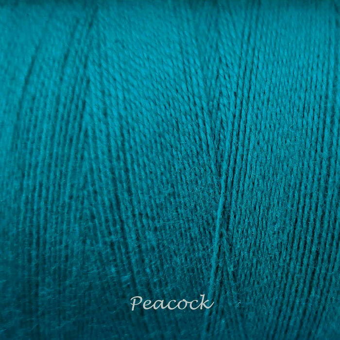 Bobine de fil de coton 8/2 Maurice Brassard peacock– fil fin pour tissage à peigne envergeur ou à cadres