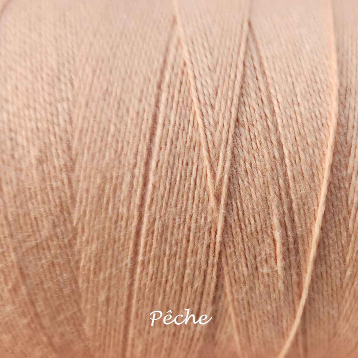 Bobine de fil de coton 8/2 Maurice Brassard pêche – fil fin pour tissage à peigne envergeur ou à cadres