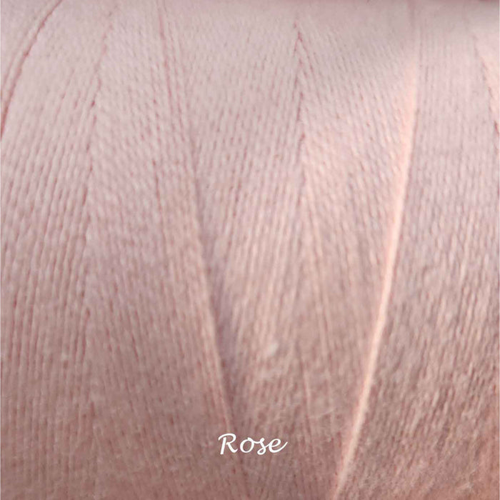 Bobine de fil de coton 8/2 Maurice Brassard rose– fil fin pour tissage à peigne envergeur ou à cadres