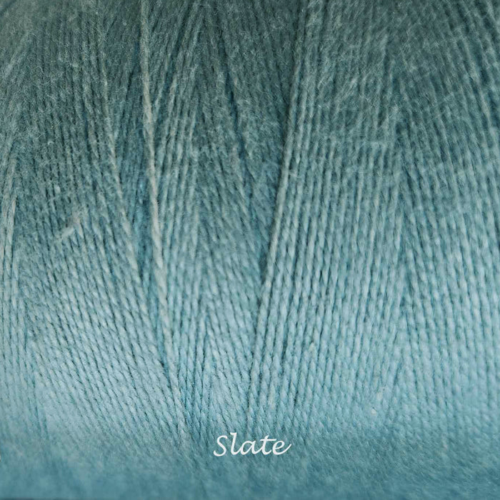 Bobine de fil de coton 8/2 Maurice Brassard slate – fil fin pour tissage à peigne envergeur ou à cadres