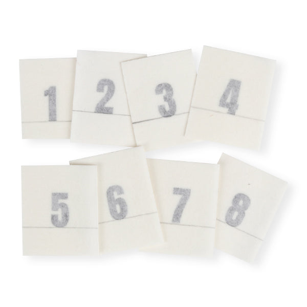 Vinyl self-adhesive lever labels - Ashford