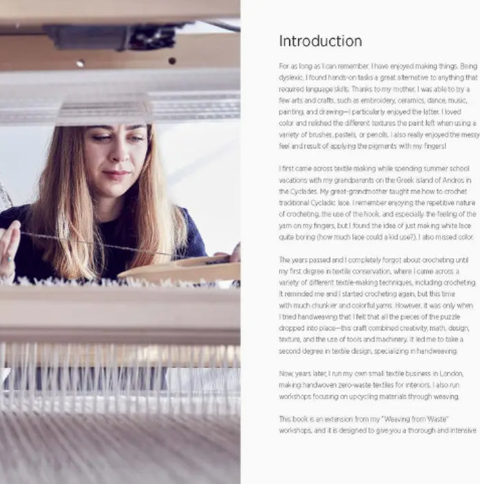 Book: Weaving: The Art of Sustainable Textile Creation - Maria Sigma